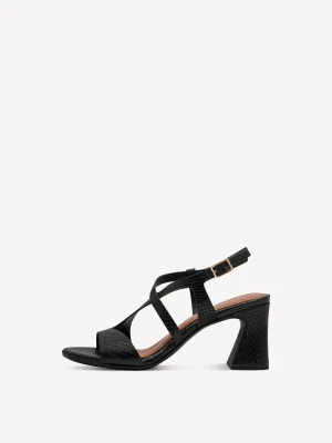 Sandały na obcasie czarny - TAMARIS