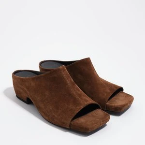 Sandały na obcasie dwoina brązowe BIMBA Y LOLA