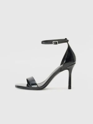 Sandały na obcasie Even&Odd Wide Fit By Zalando czarny