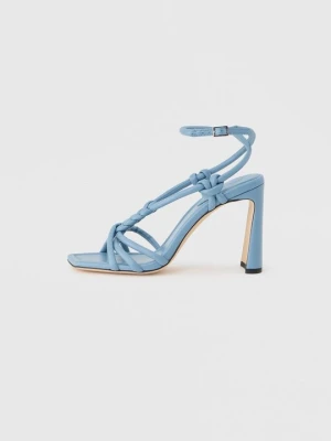 Sandały na obcasie Jimmy Choo niebieski