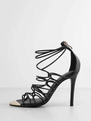 Sandały na obcasie Just Cavalli