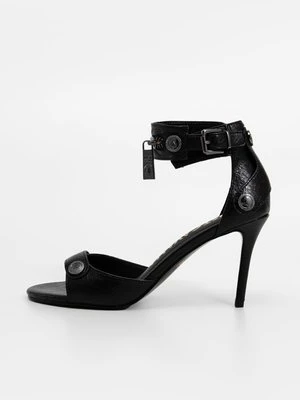 Sandały na obcasie Just Cavalli