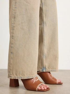 Sandały na obcasie Karl Lagerfeld