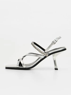 Sandały na obcasie Karl Lagerfeld