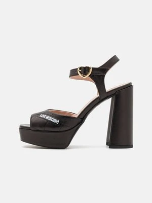 Sandały na obcasie Love Moschino