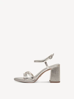 Sandały na obcasie metaliczny - TAMARIS