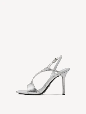 Sandały na obcasie metaliczny - TAMARIS