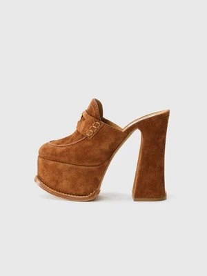 Sandały na obcasie Moschino