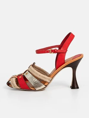 Sandały na obcasie TORY BURCH