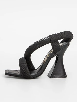 Sandały na obcasie Versace Jeans Couture