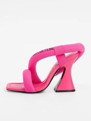 Sandały na obcasie Versace Jeans Couture