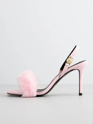 Sandały na obcasie Versace Jeans Couture