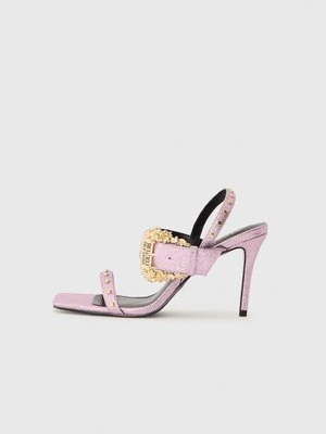 Sandały na obcasie Versace Jeans Couture