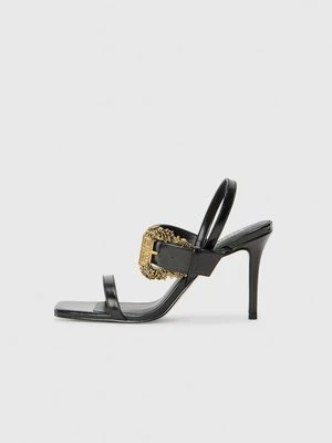 Sandały na obcasie Versace Jeans Couture