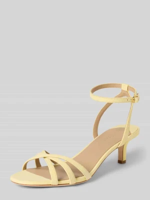 Sandały na obcasie z naturalnej skóry model 'KENDYL' Lauren Ralph Lauren