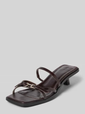 Sandały na obcasie z naturalnej skóry model 'Liko' ALOHAS