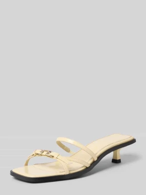 Sandały na obcasie z naturalnej skóry model 'Liko' ALOHAS