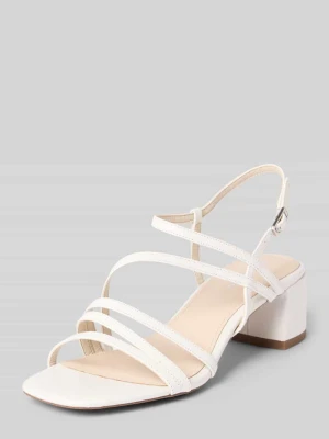 Sandały na obcasie z naturalnej skóry tamaris