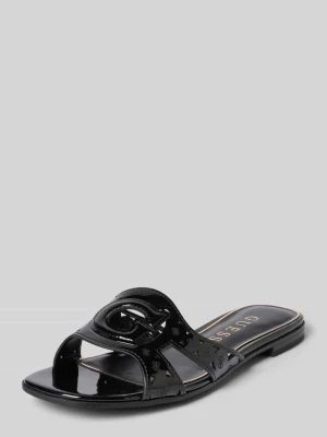 Sandały na obcasie z wzorem z logo model 'CIESTA' Guess