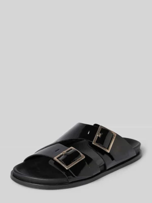 Sandały na obcasie ze skóry model 'Alba' ALOHAS