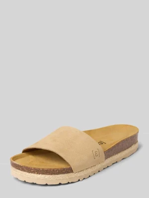 Sandały na obcasie ze skóry model 'COPINE VELOUR' Espadrij