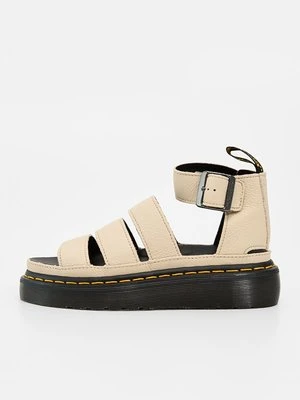 Sandały na platformie Dr. Martens beżowy