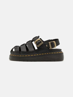 Sandały na platformie Dr. Martens czarny