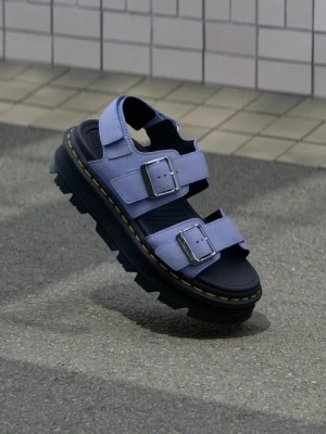 Sandały na platformie Dr. Martens jasnoniebieski