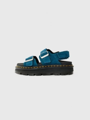 Sandały na platformie Dr. Martens niebieski