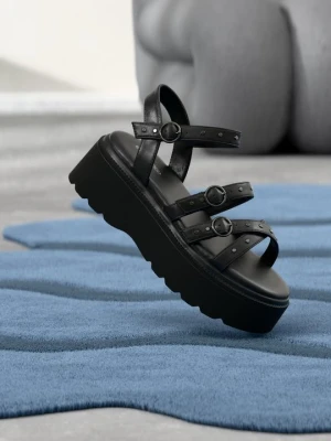 Sandały na platformie Even&Odd By Zalando czarny