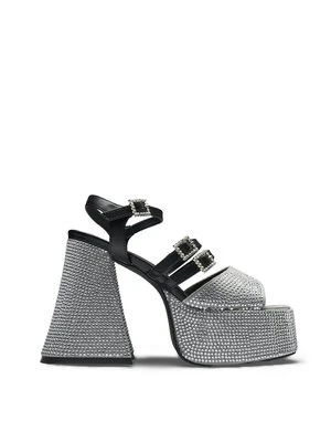 Sandały na platformie Koi Footwear srebrny