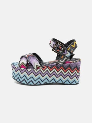 Sandały na platformie Missoni