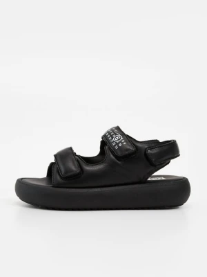Sandały na platformie MM6 Maison Margiela czarny