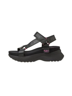 Sandały na platformie Pepe Jeans