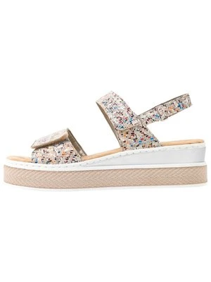 Sandały na platformie Rieker