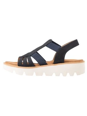 Sandały na platformie Rieker