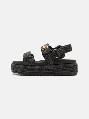 Sandały na platformie Steve Madden czarny