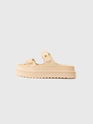 Sandały na platformie Steve Madden beżowy