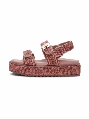 Sandały na platformie Steve Madden różowy