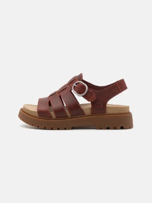 Sandały na platformie Timberland brązowy