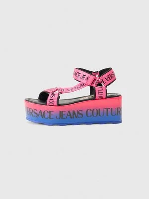 Sandały na platformie Versace Jeans Couture