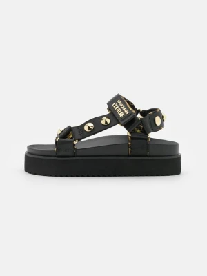 Sandały na platformie Versace Jeans Couture czarny