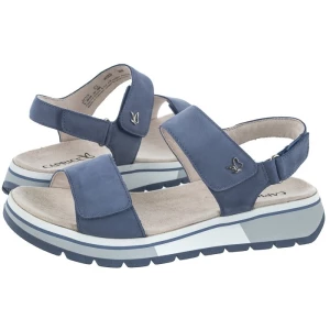 Sandały Niebieskie 9-28705-20 895 Jeans Nubuc (CP373-a) Caprice