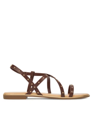 Sandały ONLY Shoes Onlmari-4 Pu Studs 15342339 Brązowy