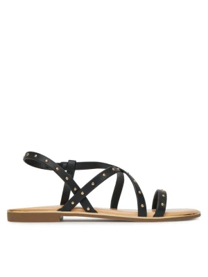 Sandały ONLY Shoes Onlmari-4 Pu Studs 15342339 Czarny