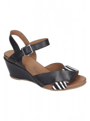 SANDAŁY PIAZZA - 910068-01 CZARNE