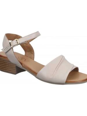 SANDAŁY PIAZZA - 910128-08 BEIGE