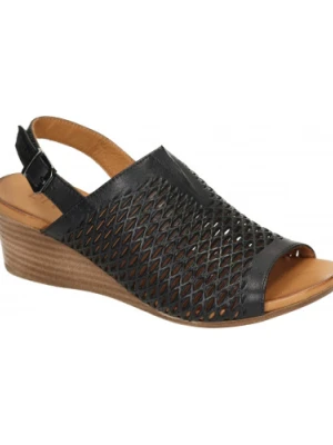 SANDAŁY PIAZZA - 910135-01 BLACK