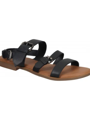 SANDAŁY PIAZZA - 910229-01 BLACK