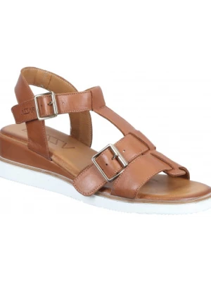 SANDAŁY PIAZZA - 910268-21 BROWN